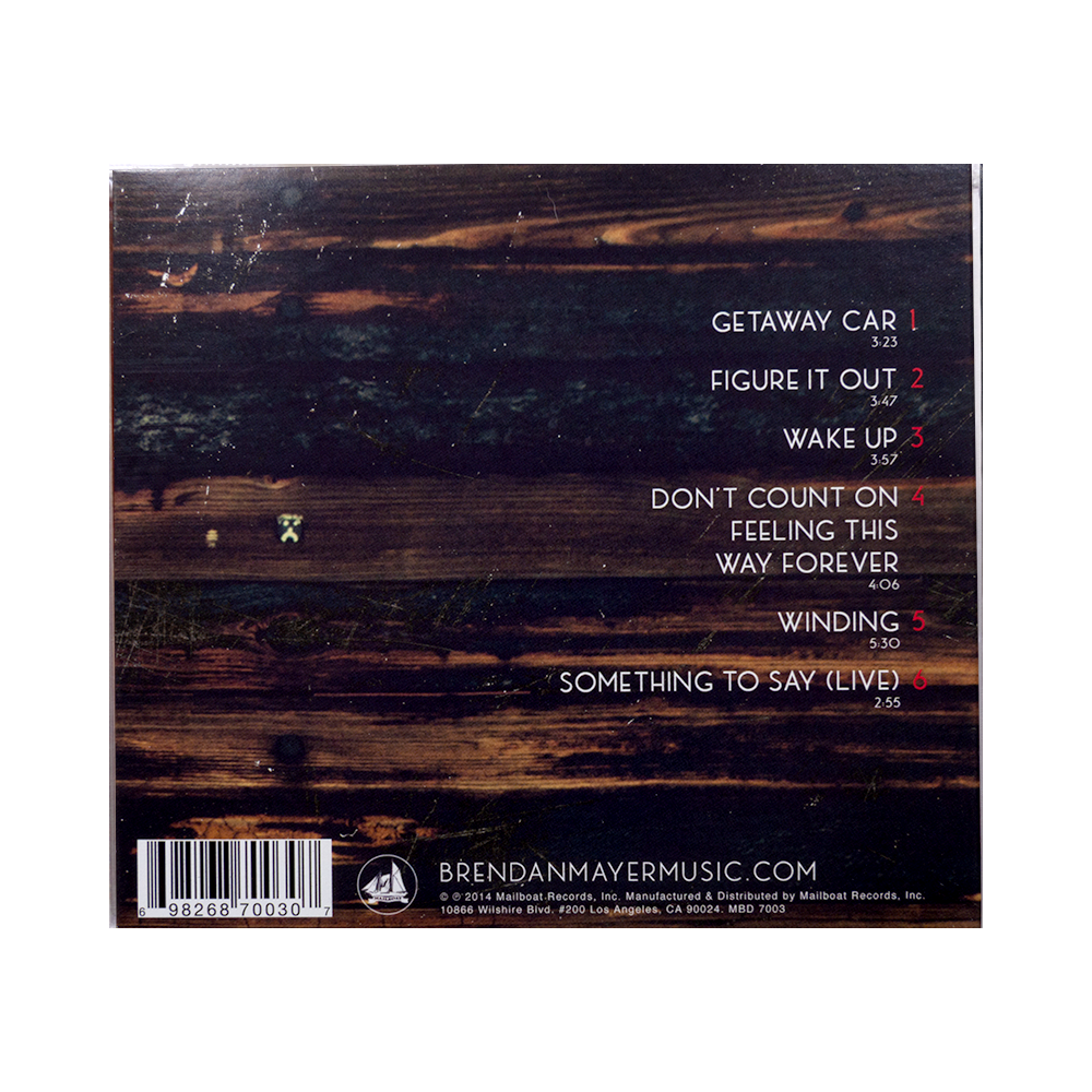 Mailboat Records The Getaway Car CD Brendan Mayer