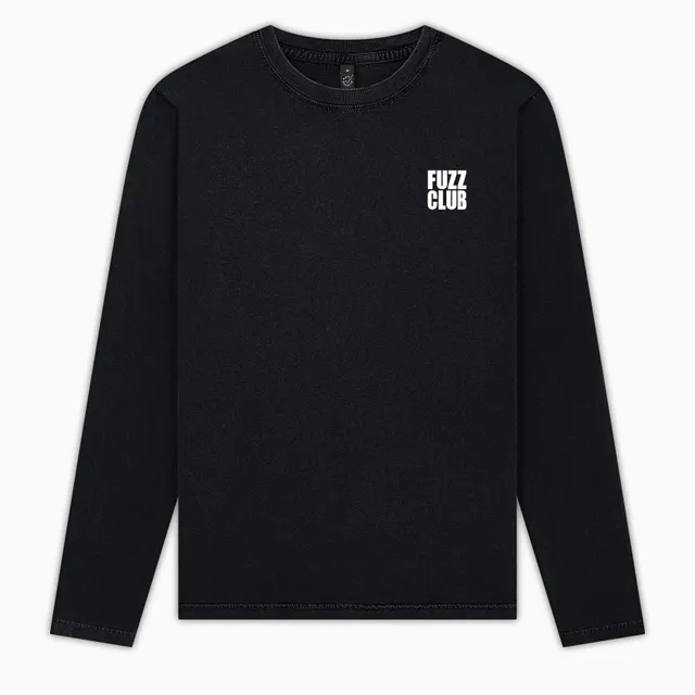Fuzz Club Small Logo t-shirt manches longues noir blanc M