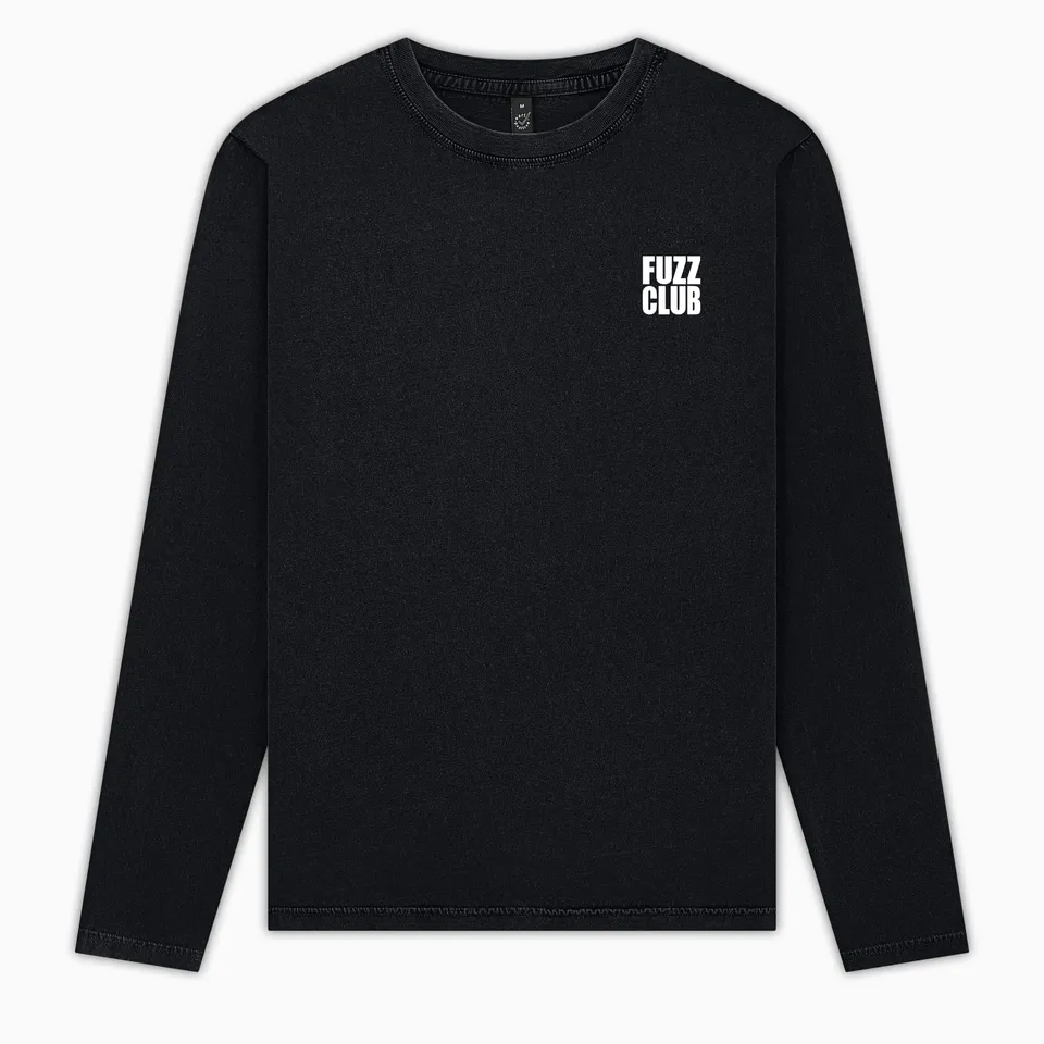 Fuzz Club Small Logo t-shirt manches longues noir blanc M