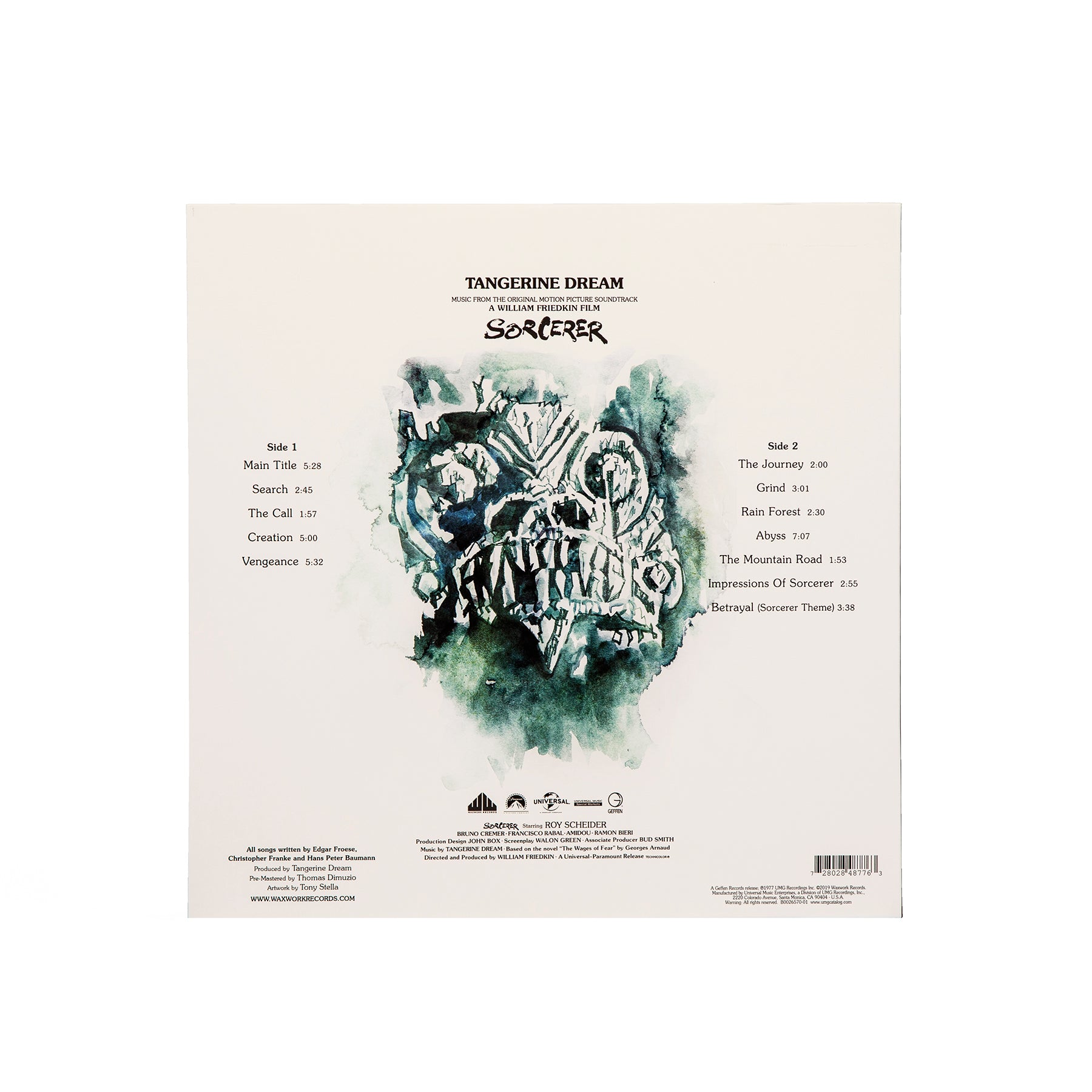 Waxwork Records Sorcerer vinyle Tangerine Dream