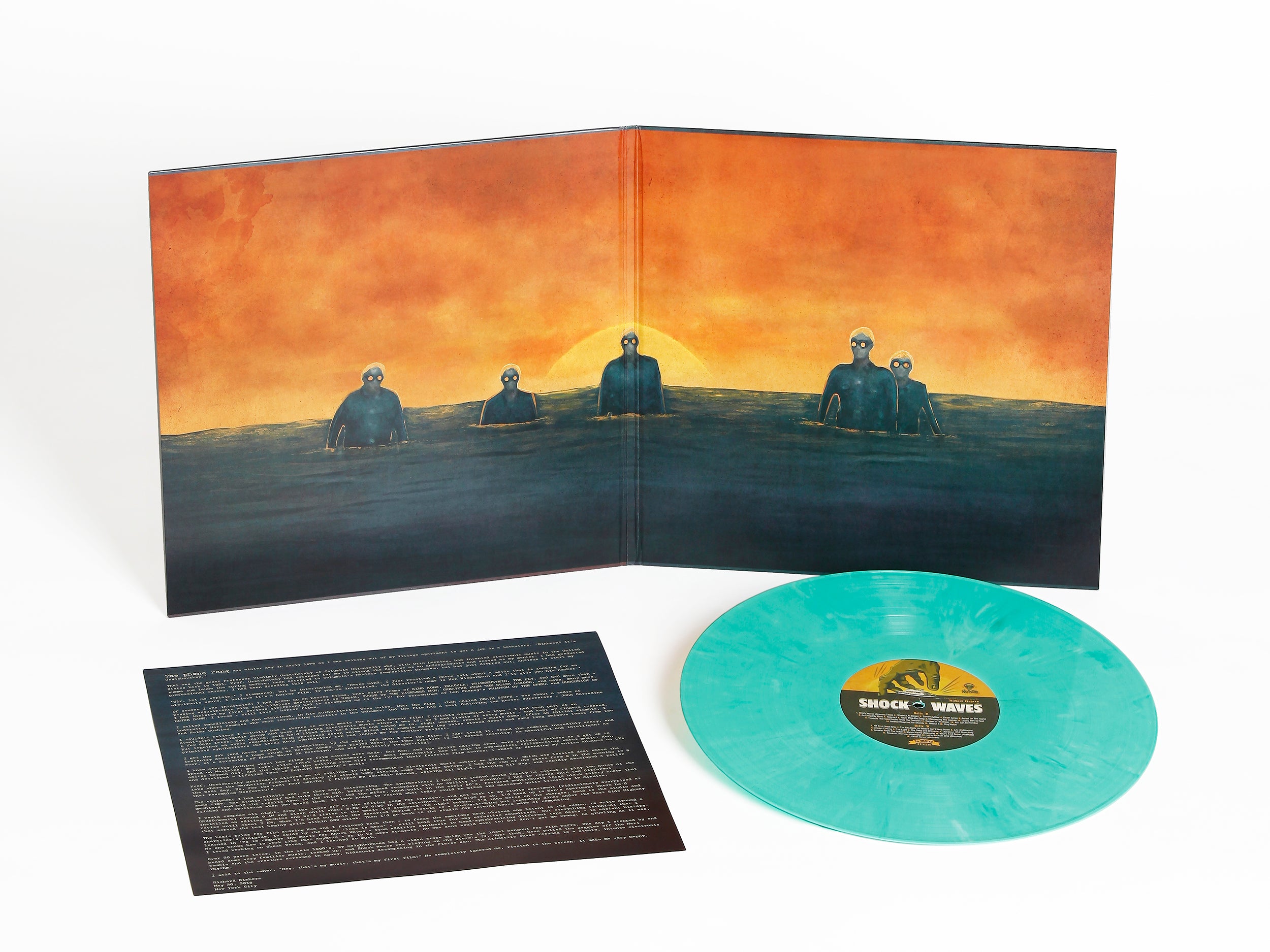 Waxwork Records Shock Waves Einhorn vinyle vert écume