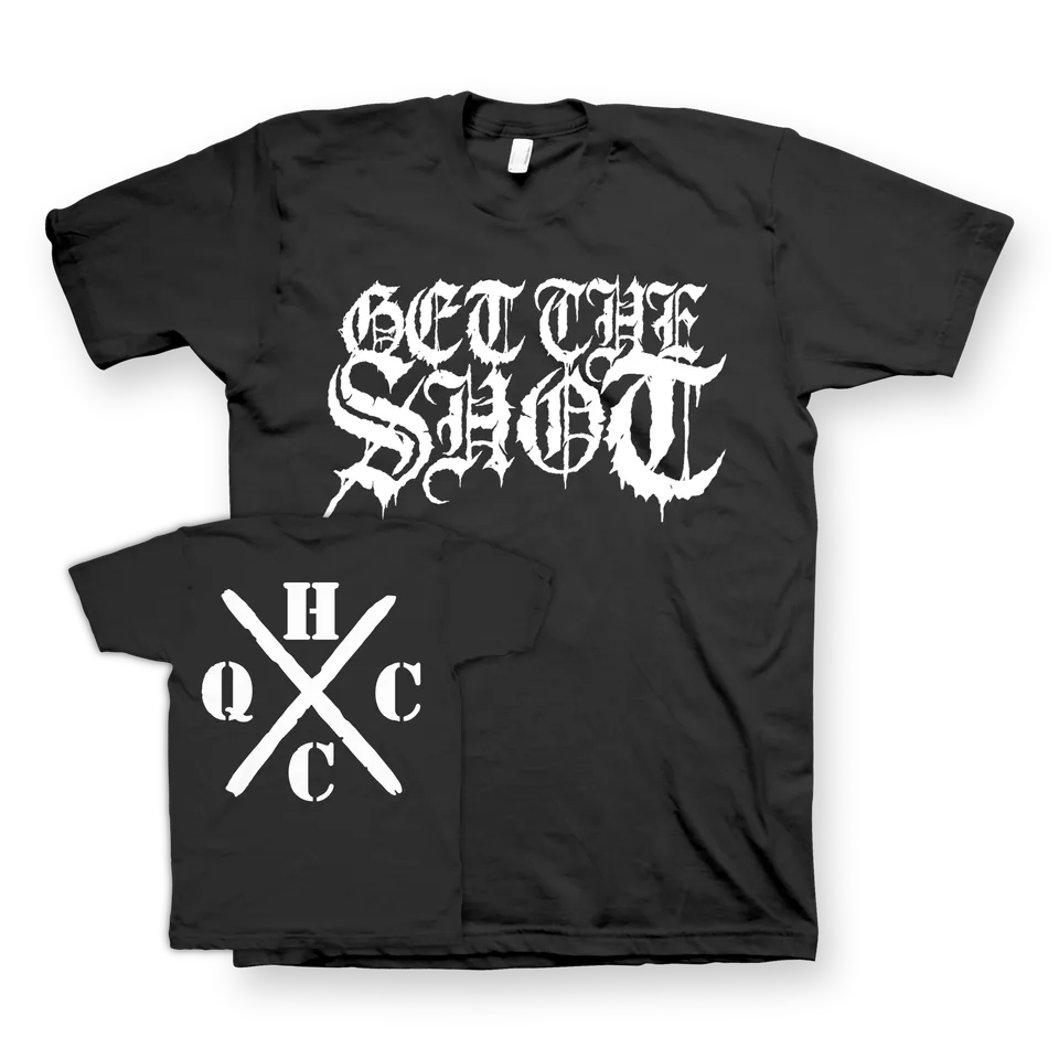 GET THE SHOT QCHC t-shirt noir équitable