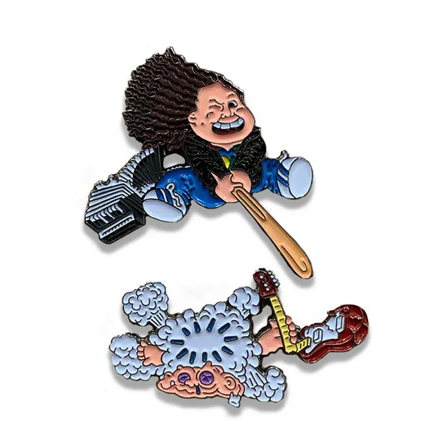 Weird Al Yankovic Brat Beater pin's émail lot de 2