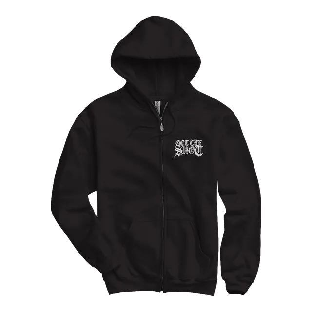 Get The Shot In Fear We Stand hoodie zippé noir