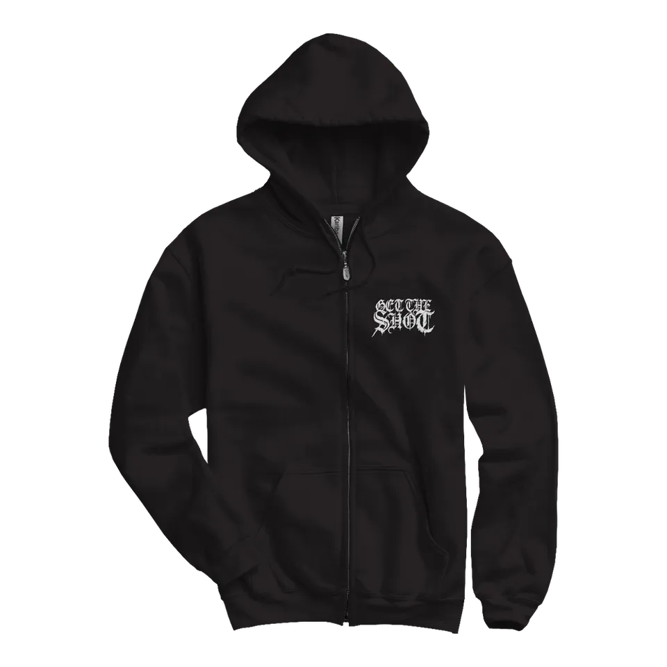 Get The Shot In Fear We Stand hoodie zippé noir