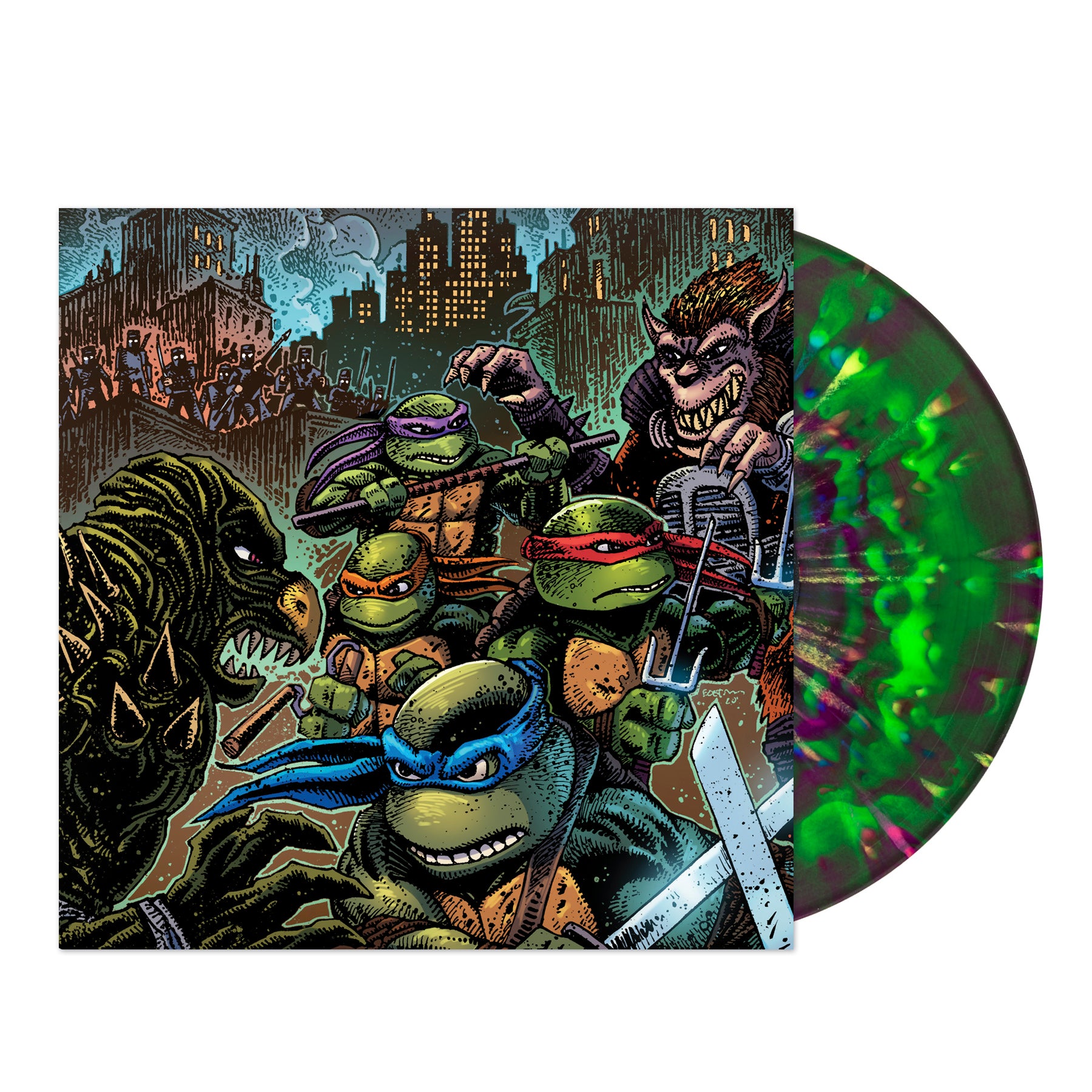 Waxwork Tortues Ninja 2 vinyle score complet John Du Prez