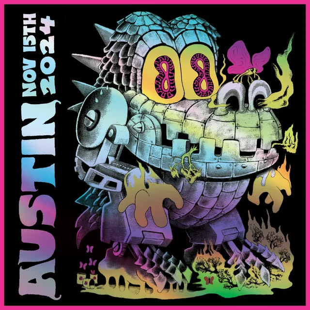 King Gizzard Live In Austin 24 coffret vinyle 4LP V2