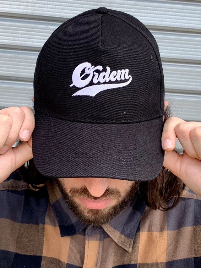 Useless Pride Ordem Baseball casquette noire brodée