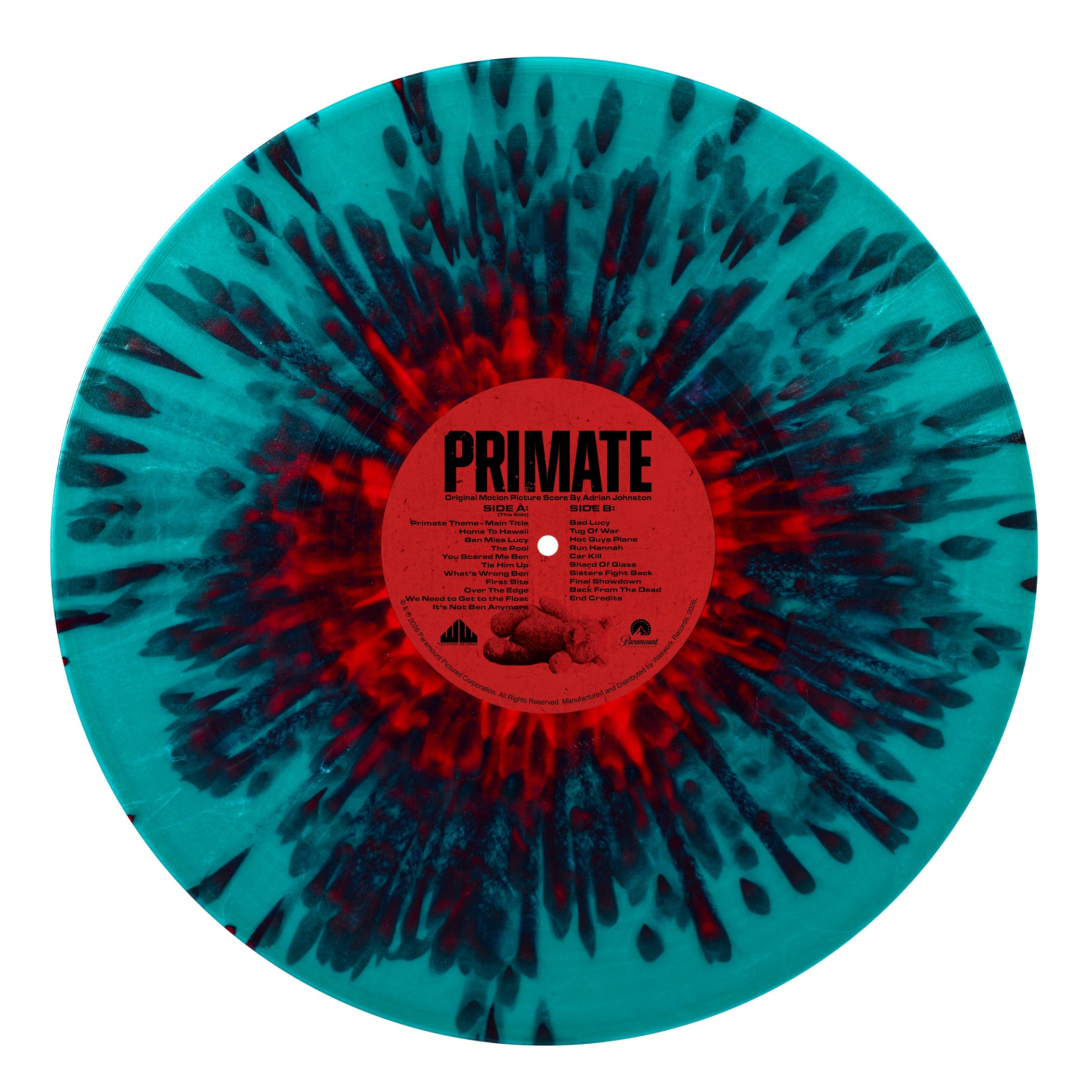 Waxwork Records Primate vinyle splatter bande originale