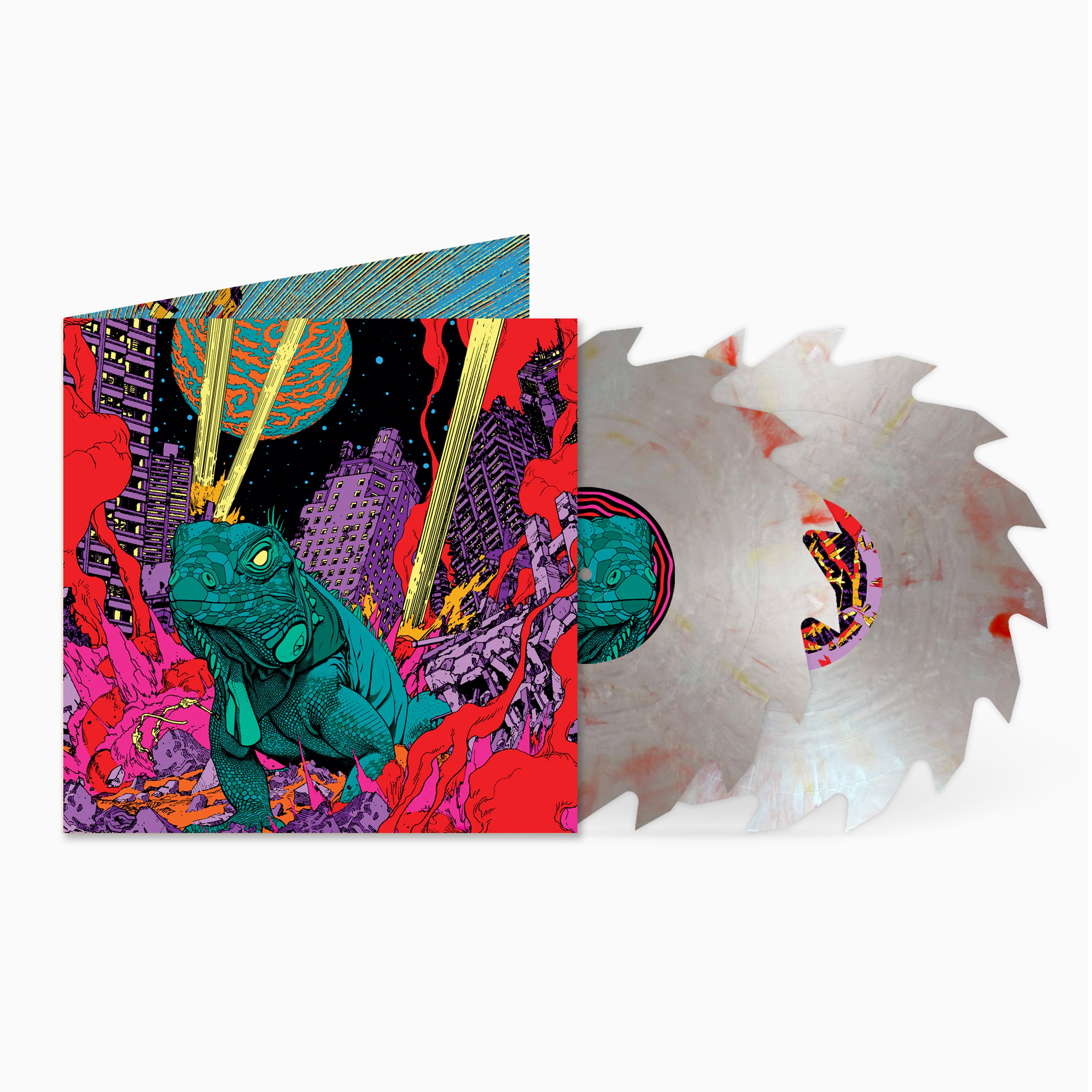 King Gizzard PetroDragonic Apocalypse Live vinyle 2LP buzzsaw