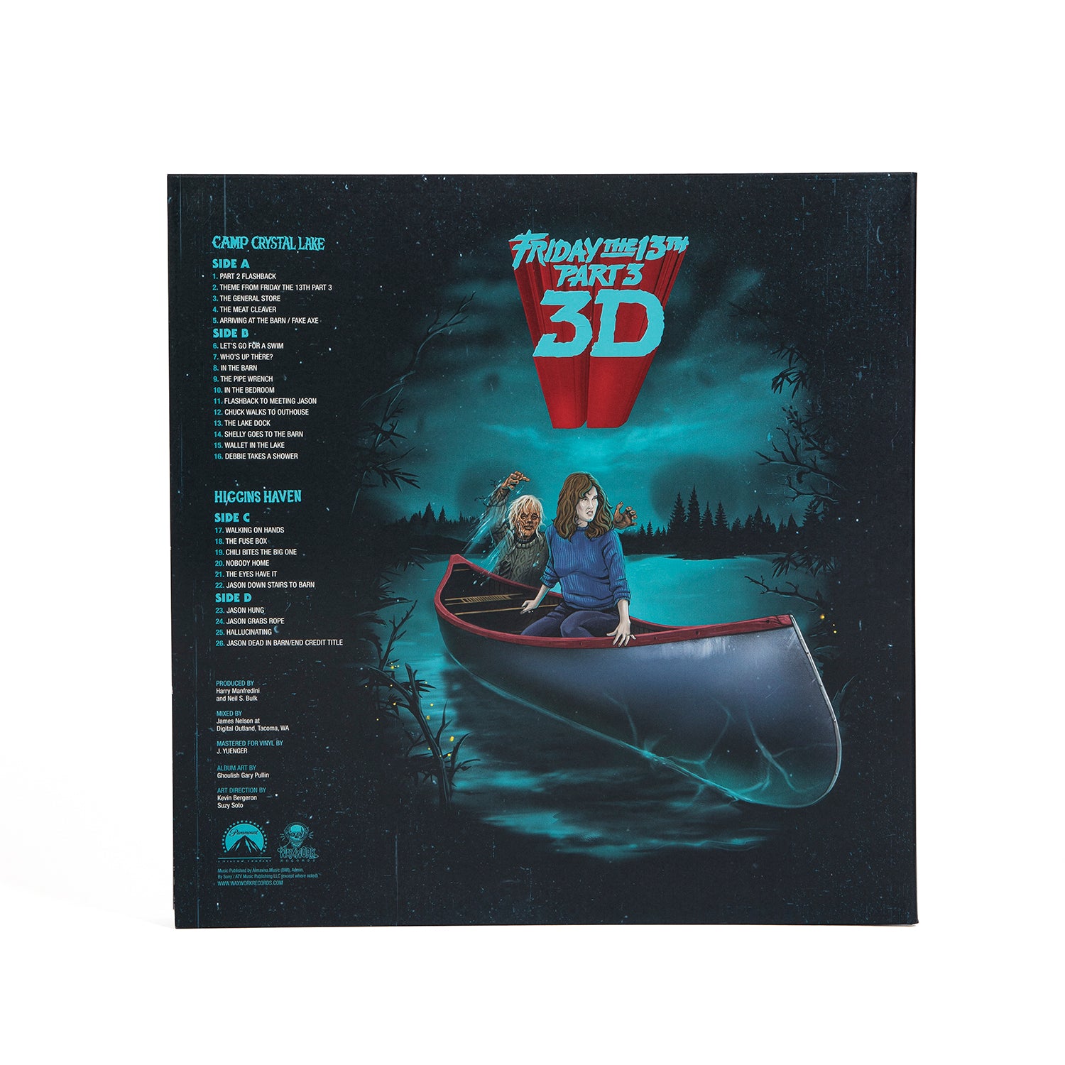 Waxwork Friday the 13th Part 3 vinyle 2LP Manfredini