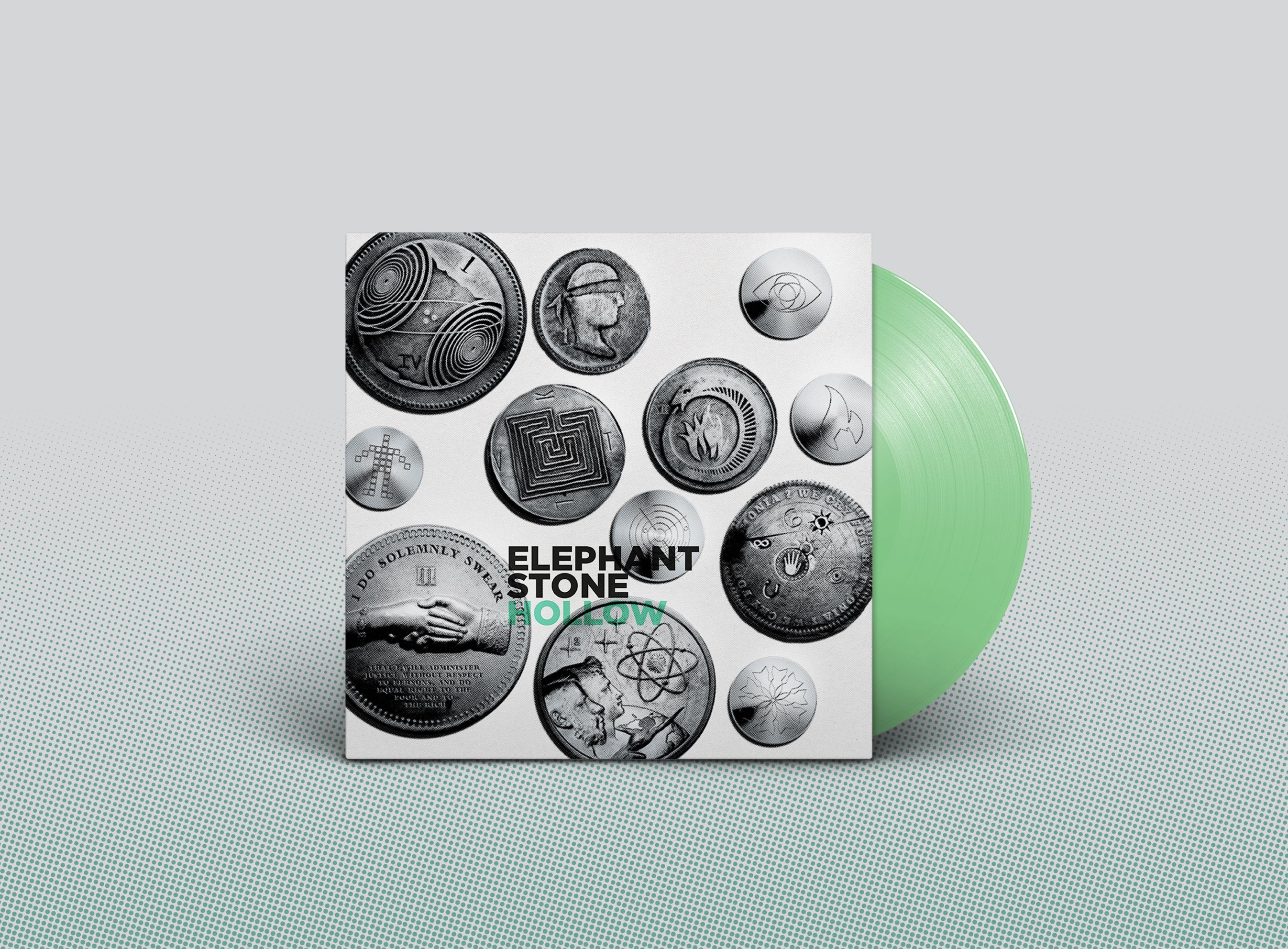 Elephant Stone Hollow vinyle LP blanc concept sci-fi