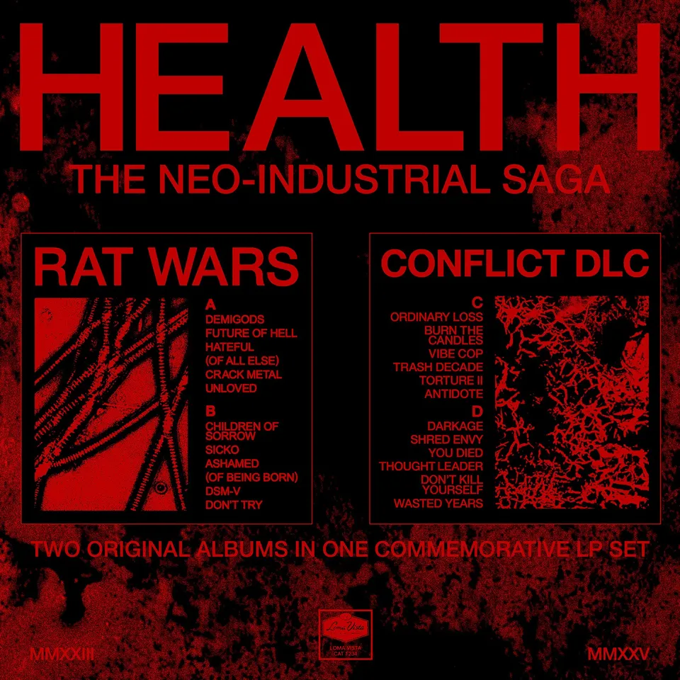 Waxwork Records HEALTH Neo-Industrial Saga vinyle édition limitée