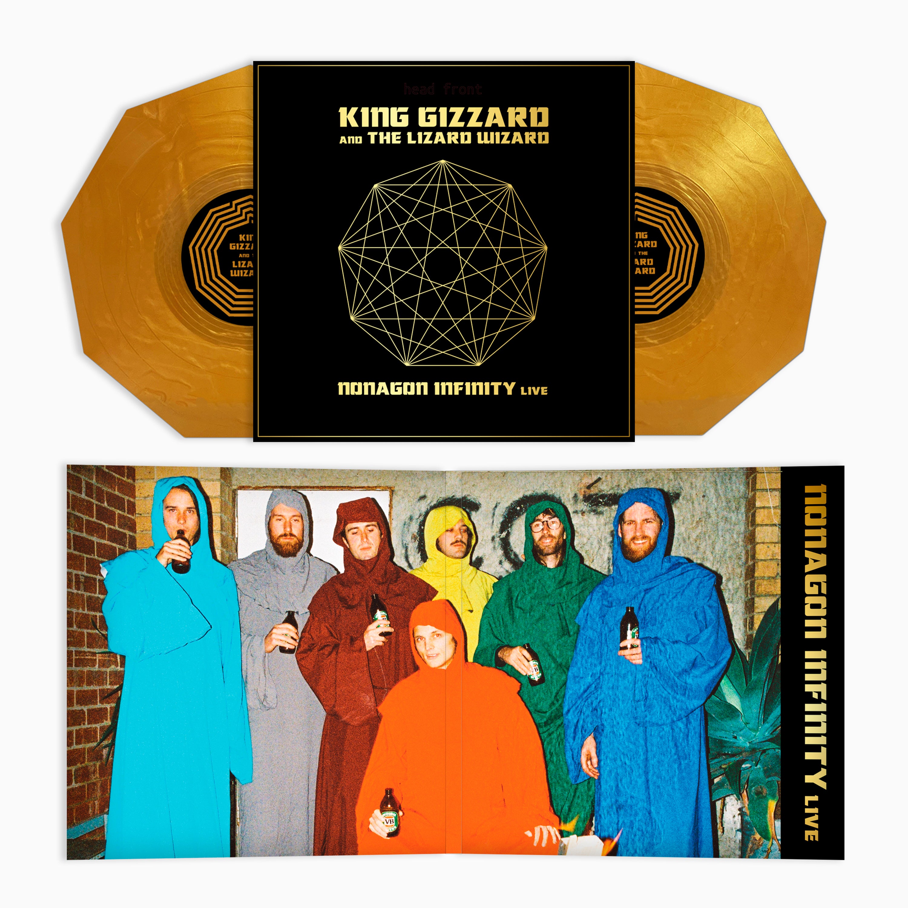 King Gizzard Nonagon Infinity Live double vinyle rouge