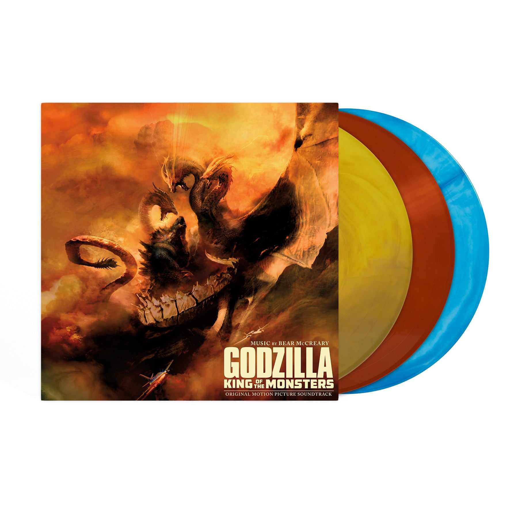 Waxwork Records Godzilla King of the Monsters vinyle 3LP BO