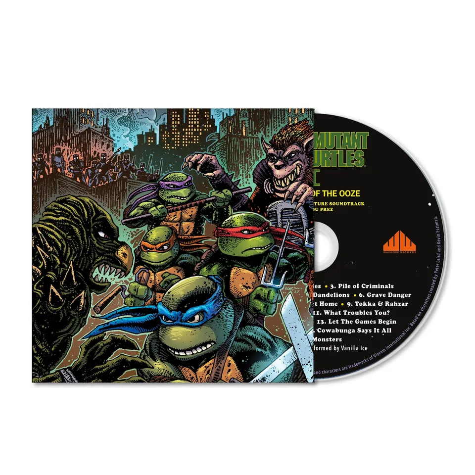 Waxwork Records Tortues Ninja 2 CD Secret of the Ooze