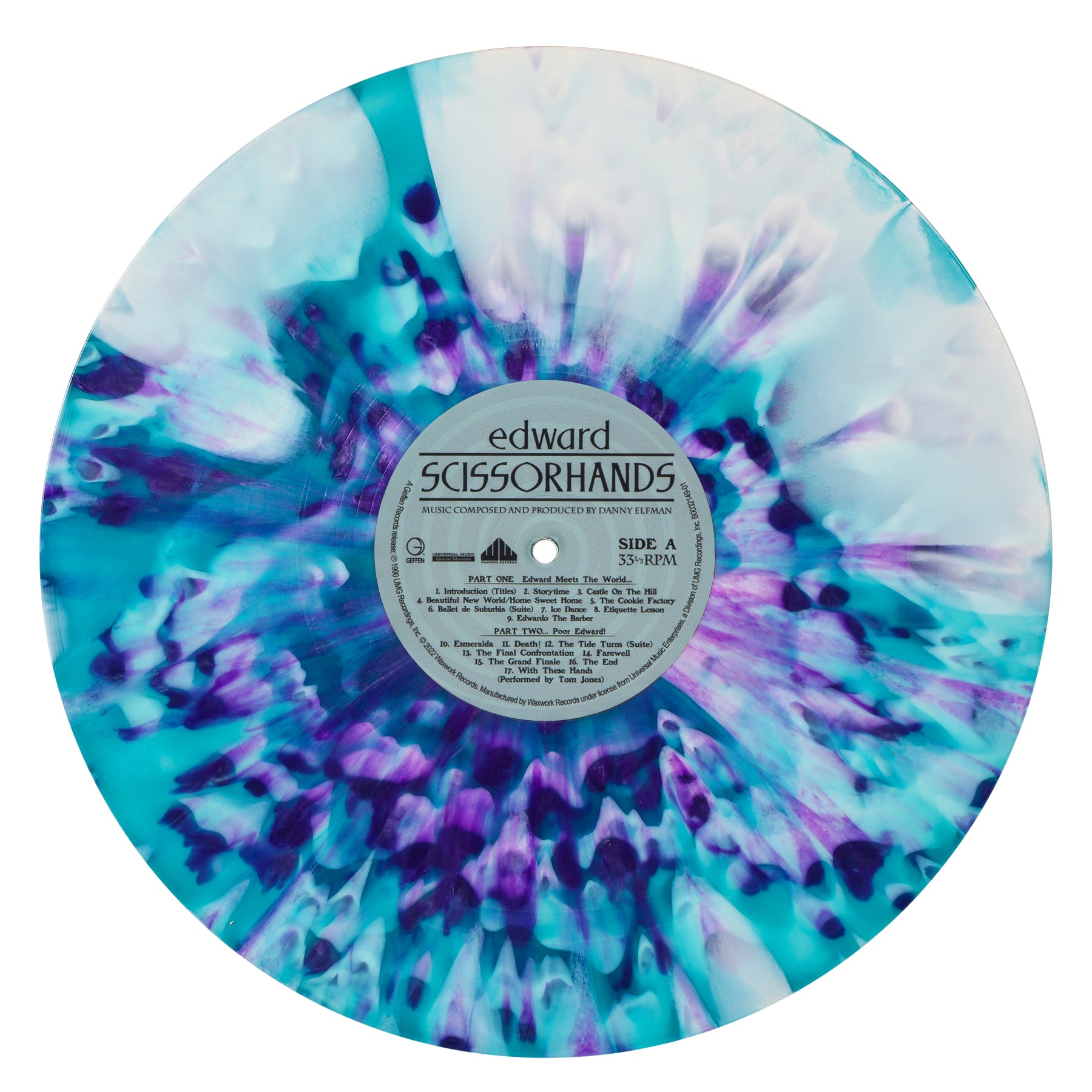 Waxwork Records Edward Scissorhands vinyle Snow Dance 180g