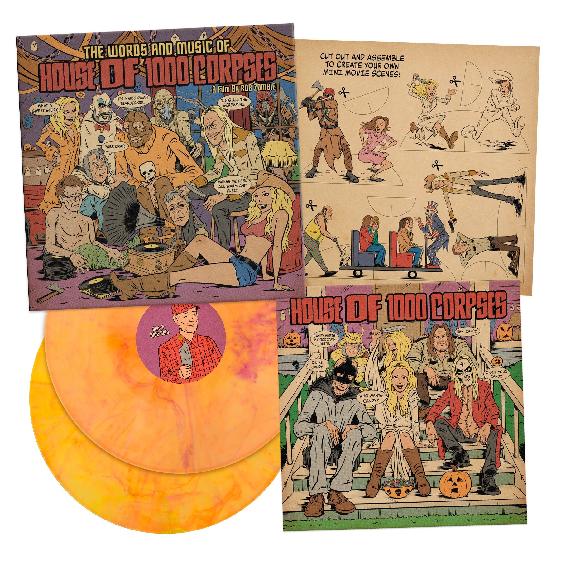 Waxwork Records House of 1000 Corpses vinyle double LP audio
