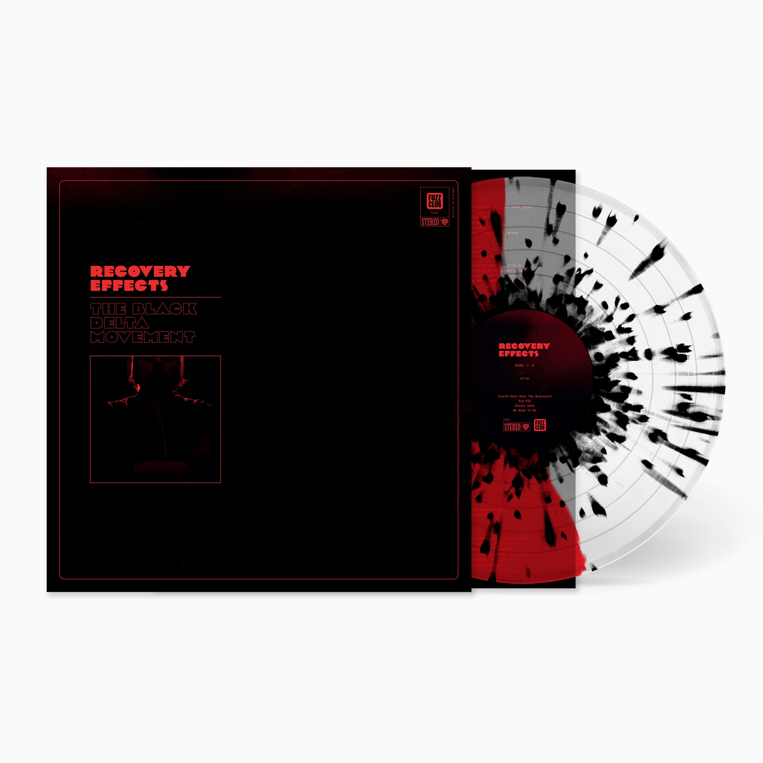 Fuzz Club The Black Delta Movement Recovery Effects vinyle splatter LP