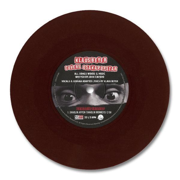 Klaus Beyer Die Shaolin Affen EP vinyle 7" 2 couleurs