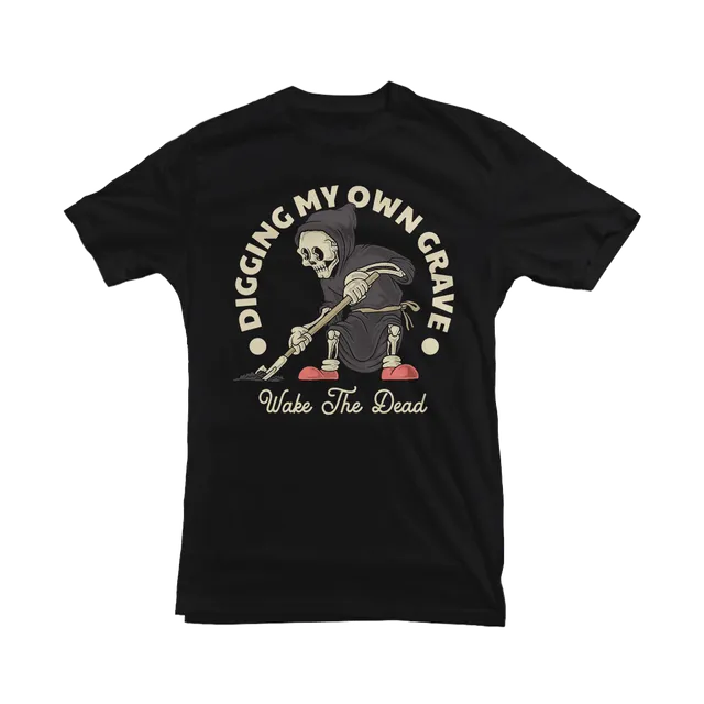 Useless Pride Wake The Dead Grave Digger t-shirt noir