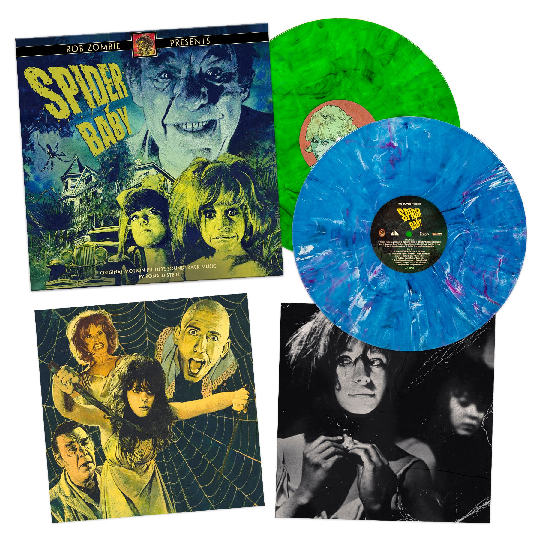 Waxwork Rob Zombie Spider Baby vinyle marbré 180g