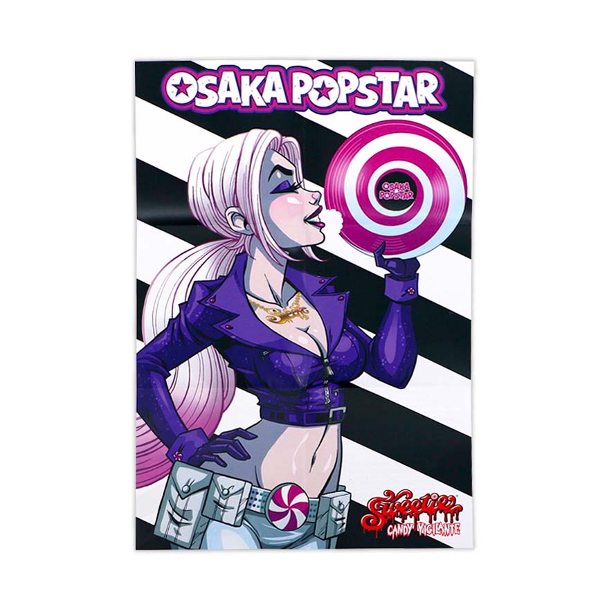 Osaka Popstar Ear Candy CD deluxe gatefold poster