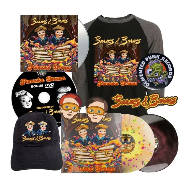 Demented Punk Barnes & Barnes Pancake Dream bundle vinyle dédicacé