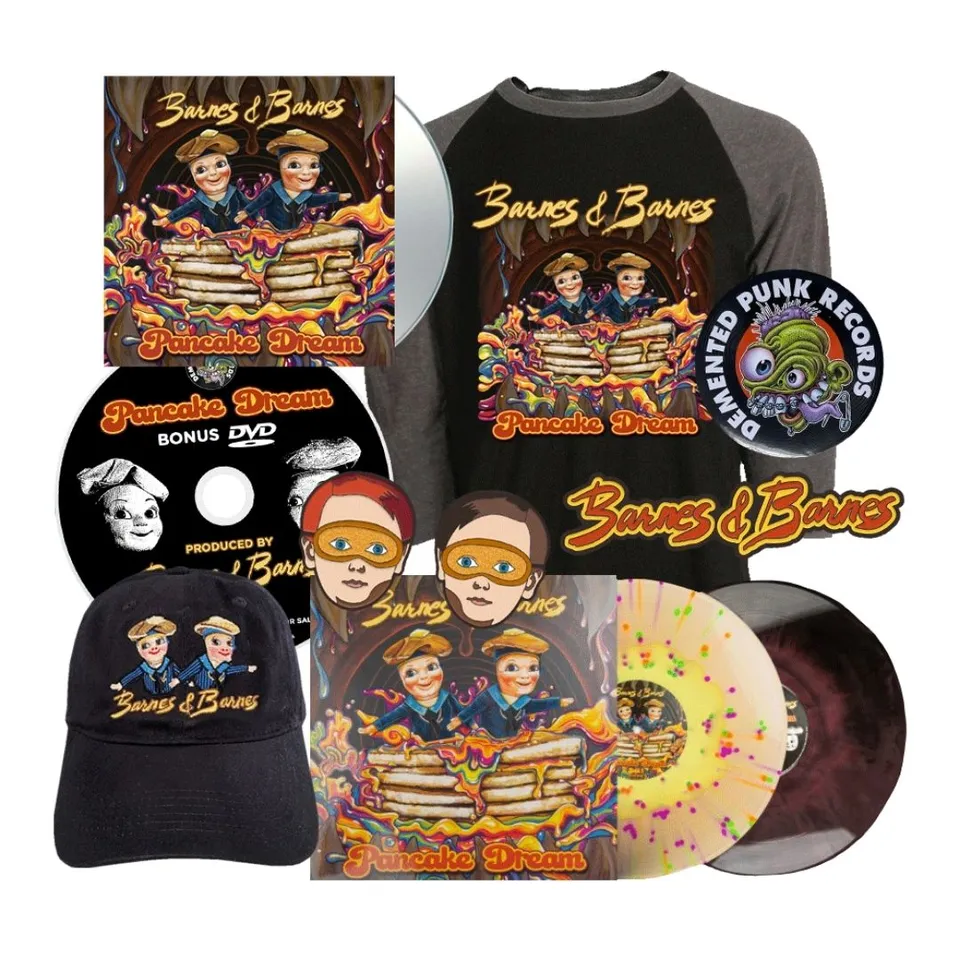Demented Punk Barnes & Barnes Pancake Dream bundle vinyle dédicacé