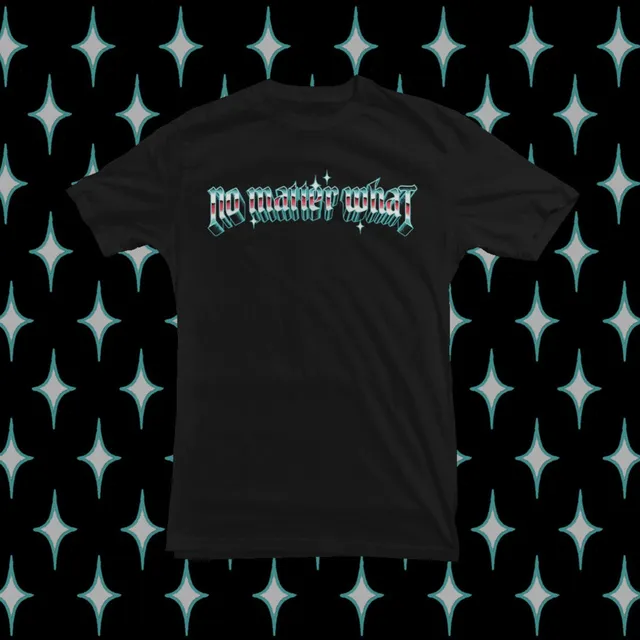 NO MATTER WHAT Shiny Logo t-shirt noir Kariban