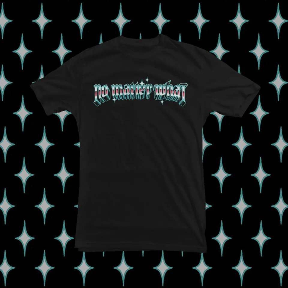 NO MATTER WHAT Shiny Logo t-shirt noir Kariban
