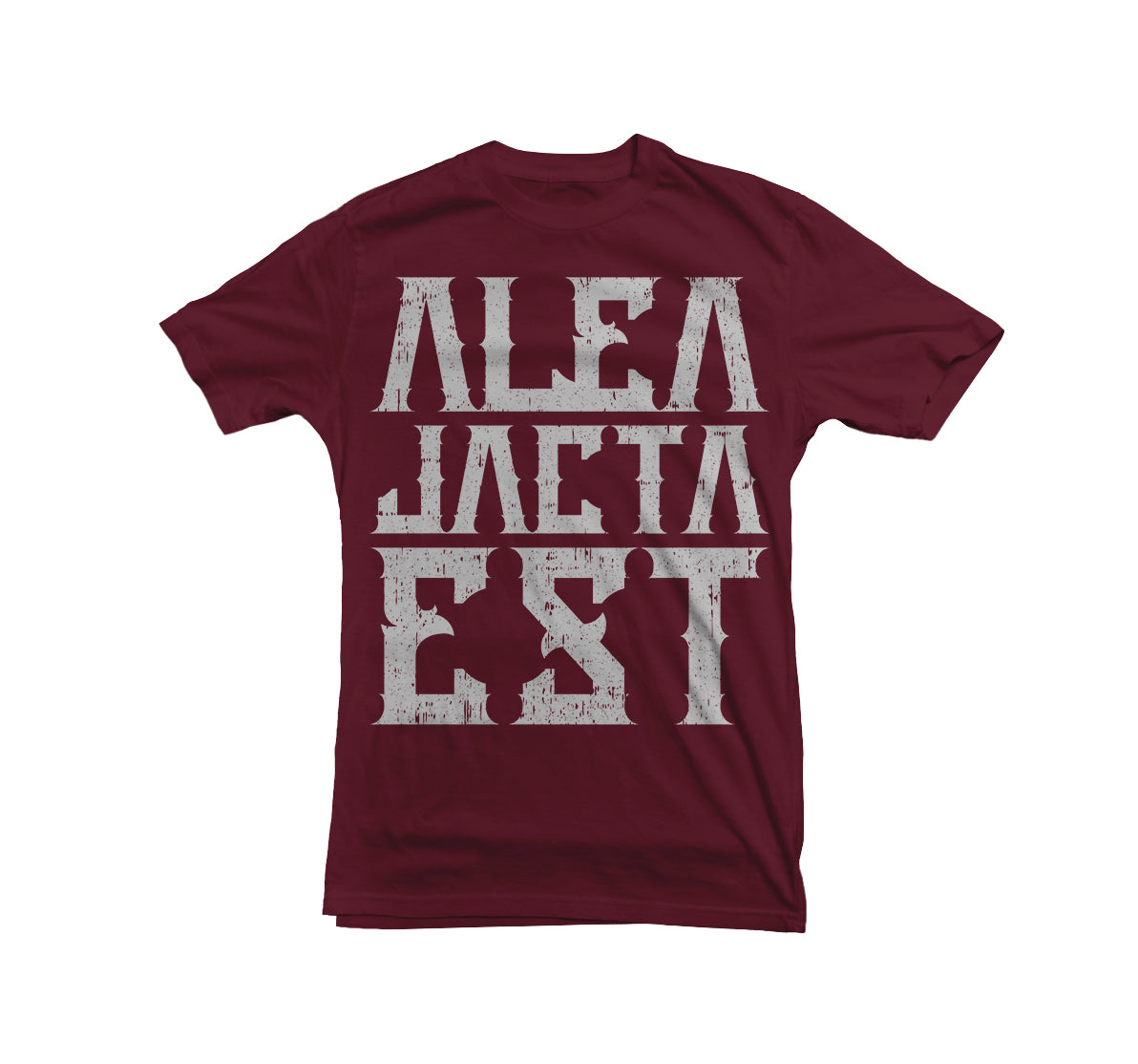Alea Jacta Est T-shirt bordeaux précommande M