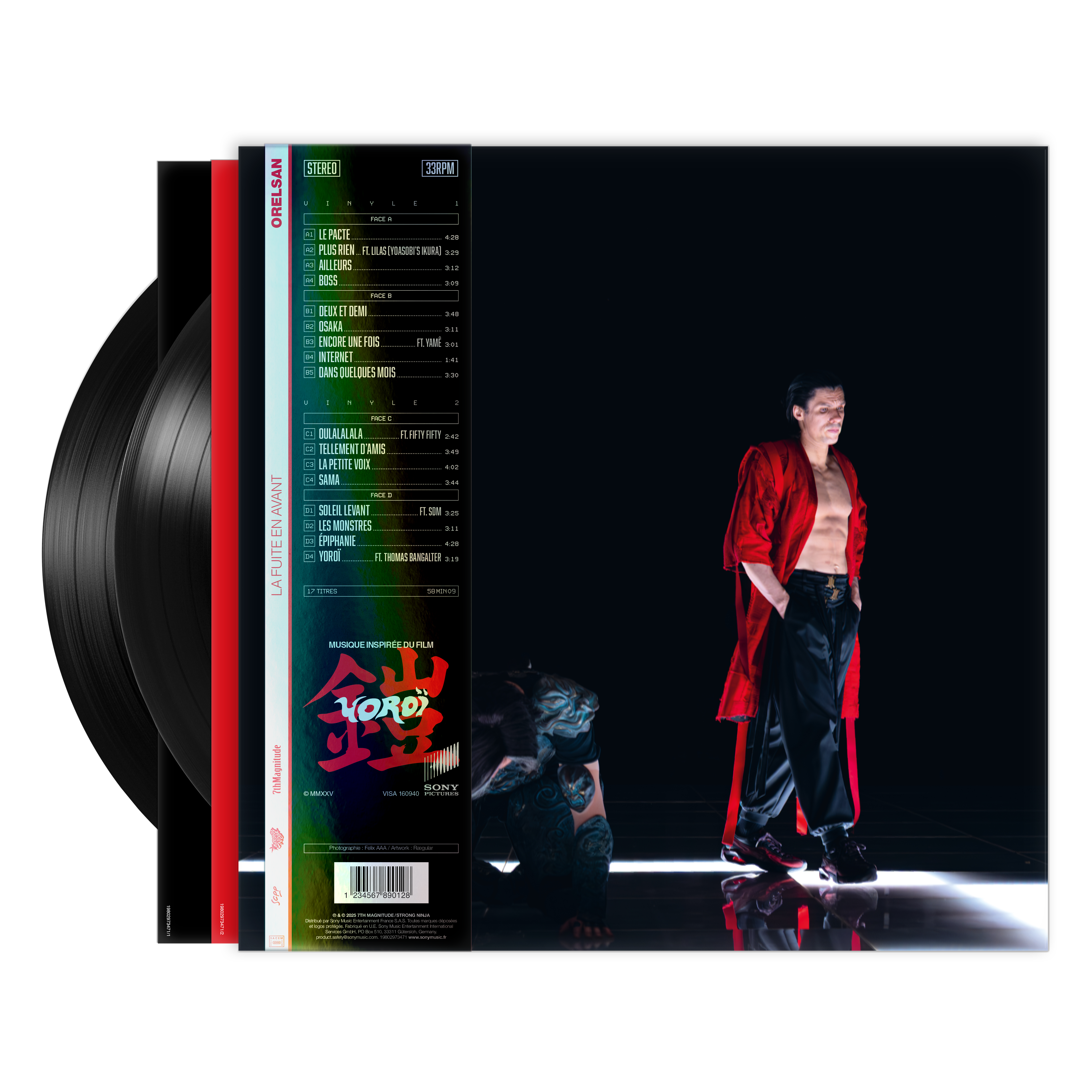 Orelsan La fuite en avant vinyle double gatefold