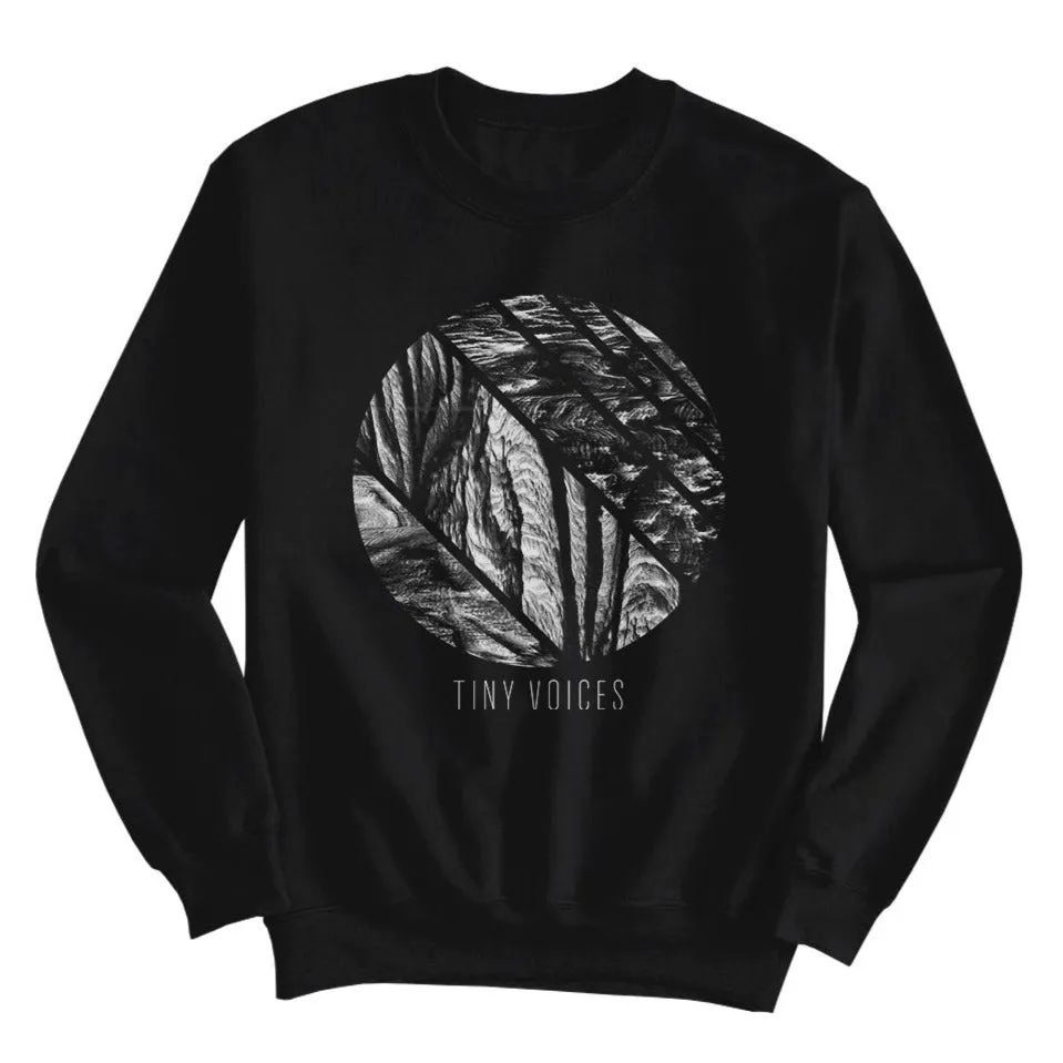 Tiny Voices Erosion sweat crewneck noir