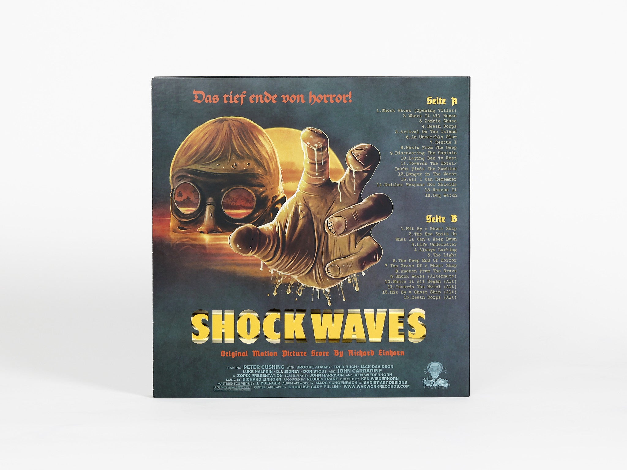 Waxwork Shock Waves vinyle vert sea foam BO