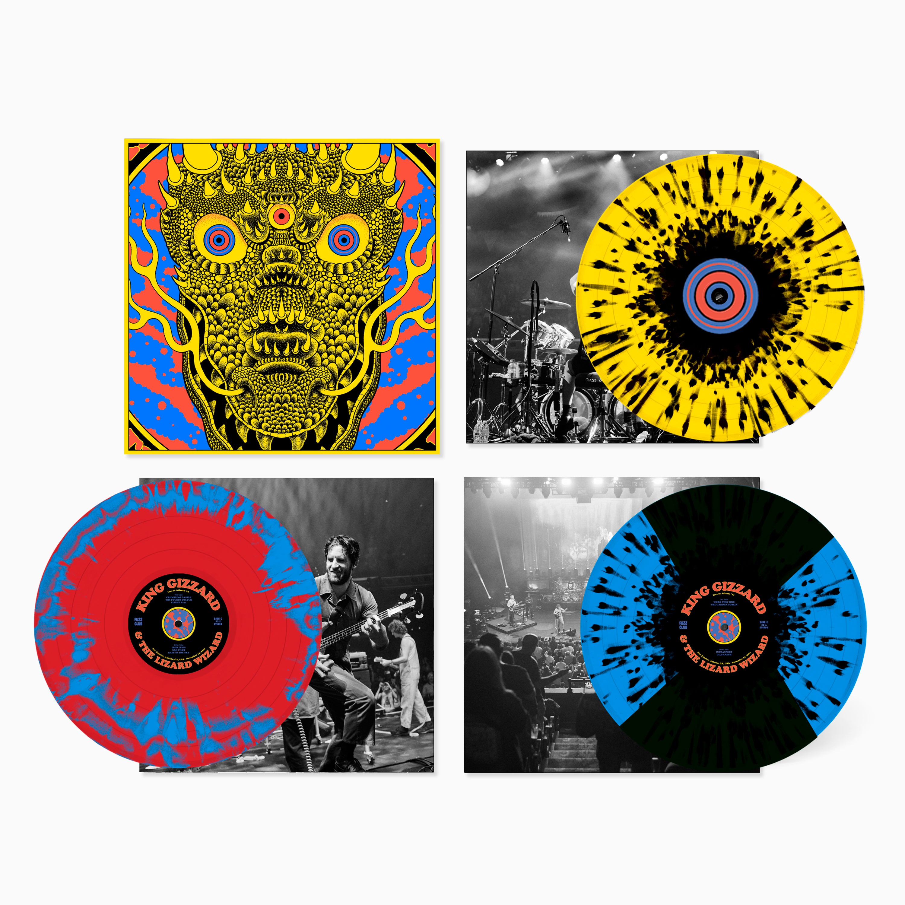 King Gizzard Live In Atlanta 24 coffret vinyle 3LP limité