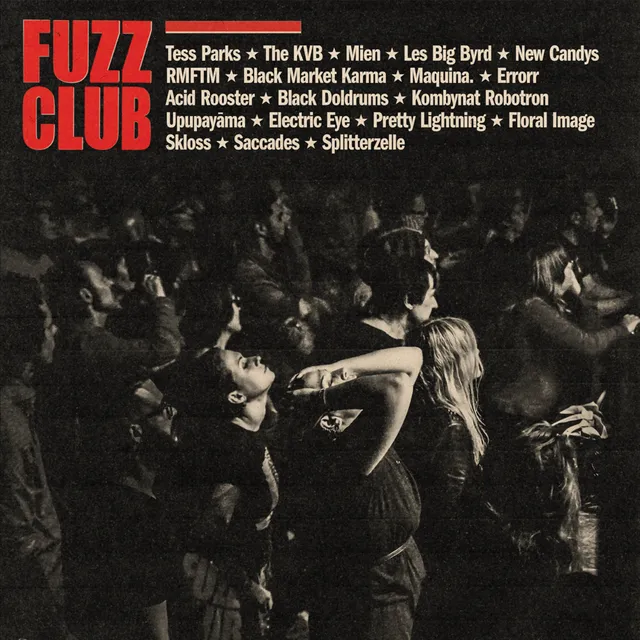Fuzz Club Festival 2025 compilation vinyle double LP noir