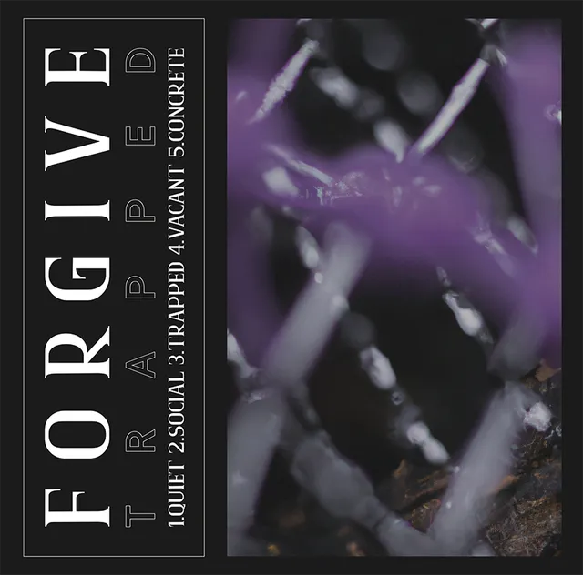 Forgive Trapped vinyle LP noir hardcore