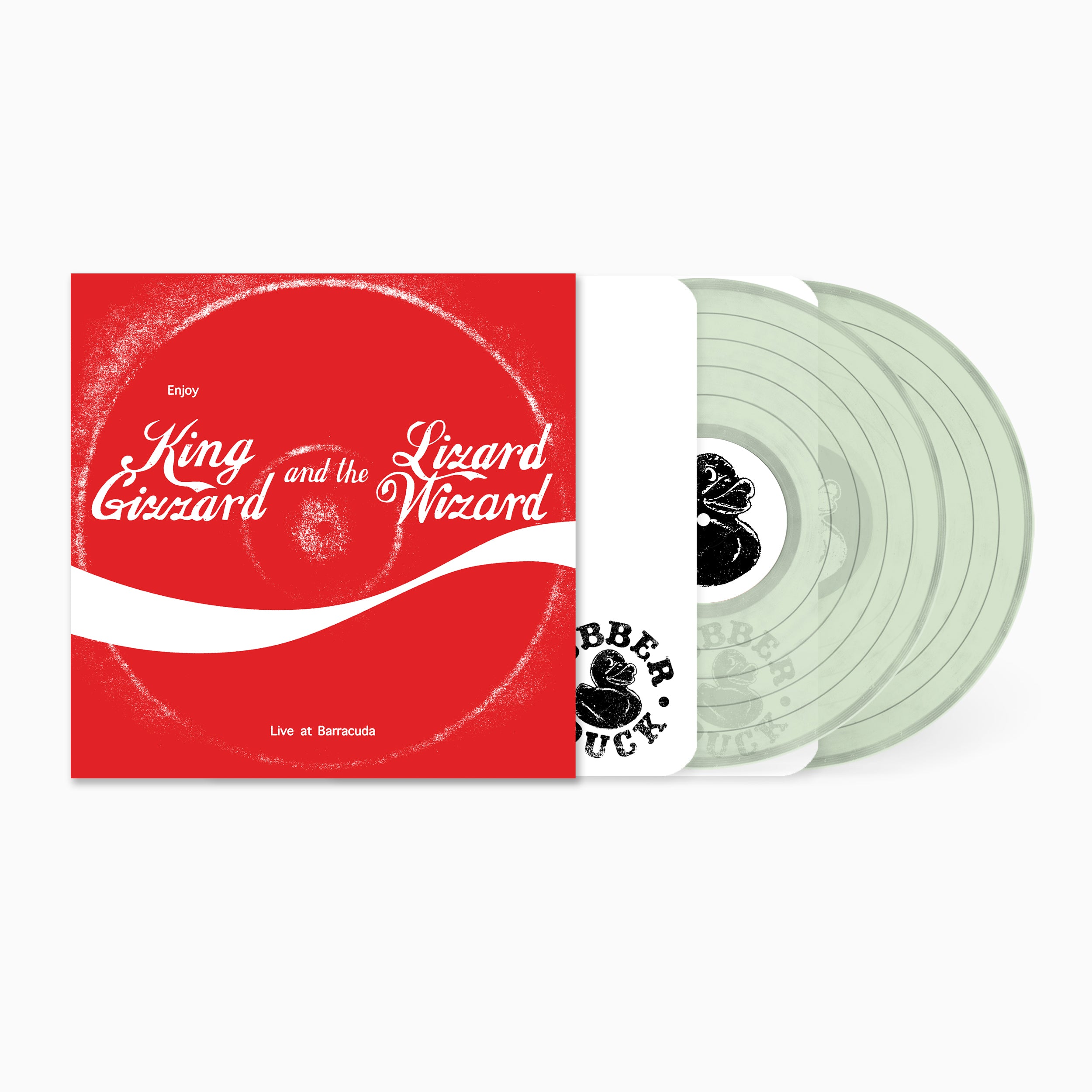 King Gizzard Live At Barracuda vinyle clear 2LP