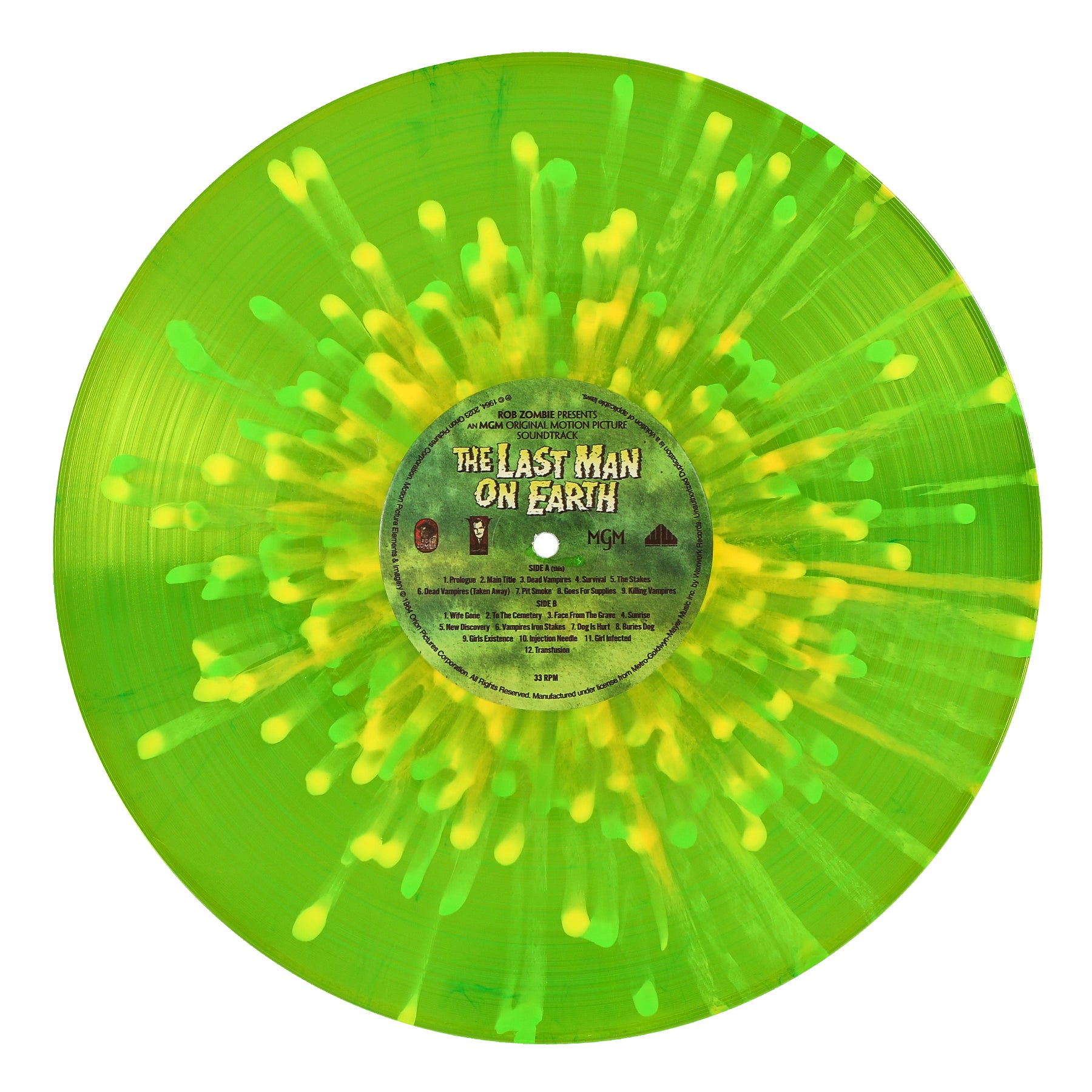 Waxwork Records Last Man on Earth vinyle Rob Zombie
