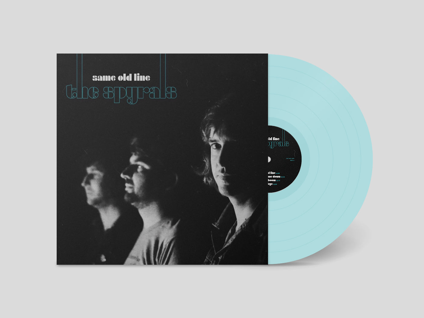The Spyrals Same Old Line vinyle bleu électrique exclusif