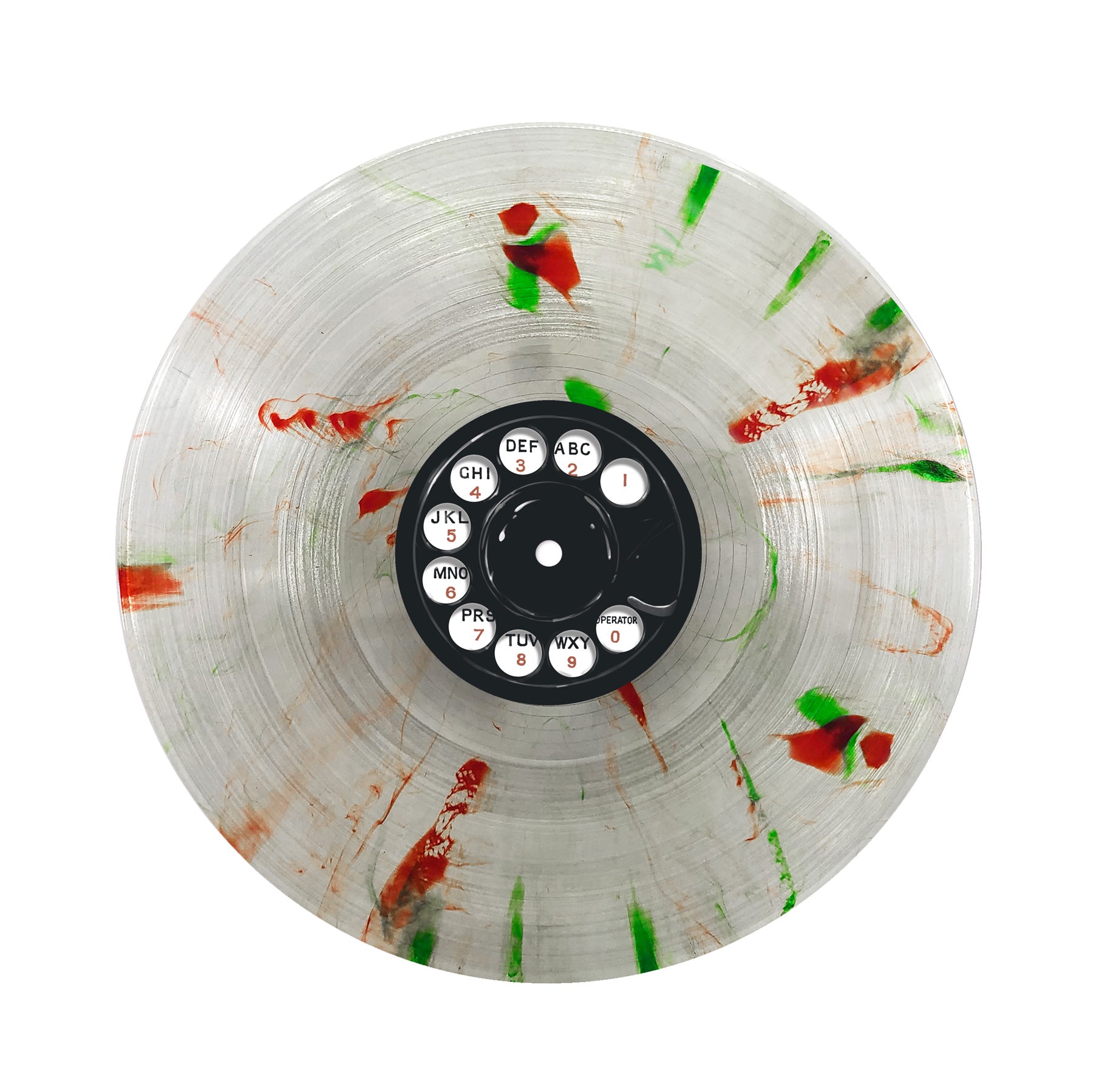 Waxwork Records Black Christmas vinyle sang et guirlande