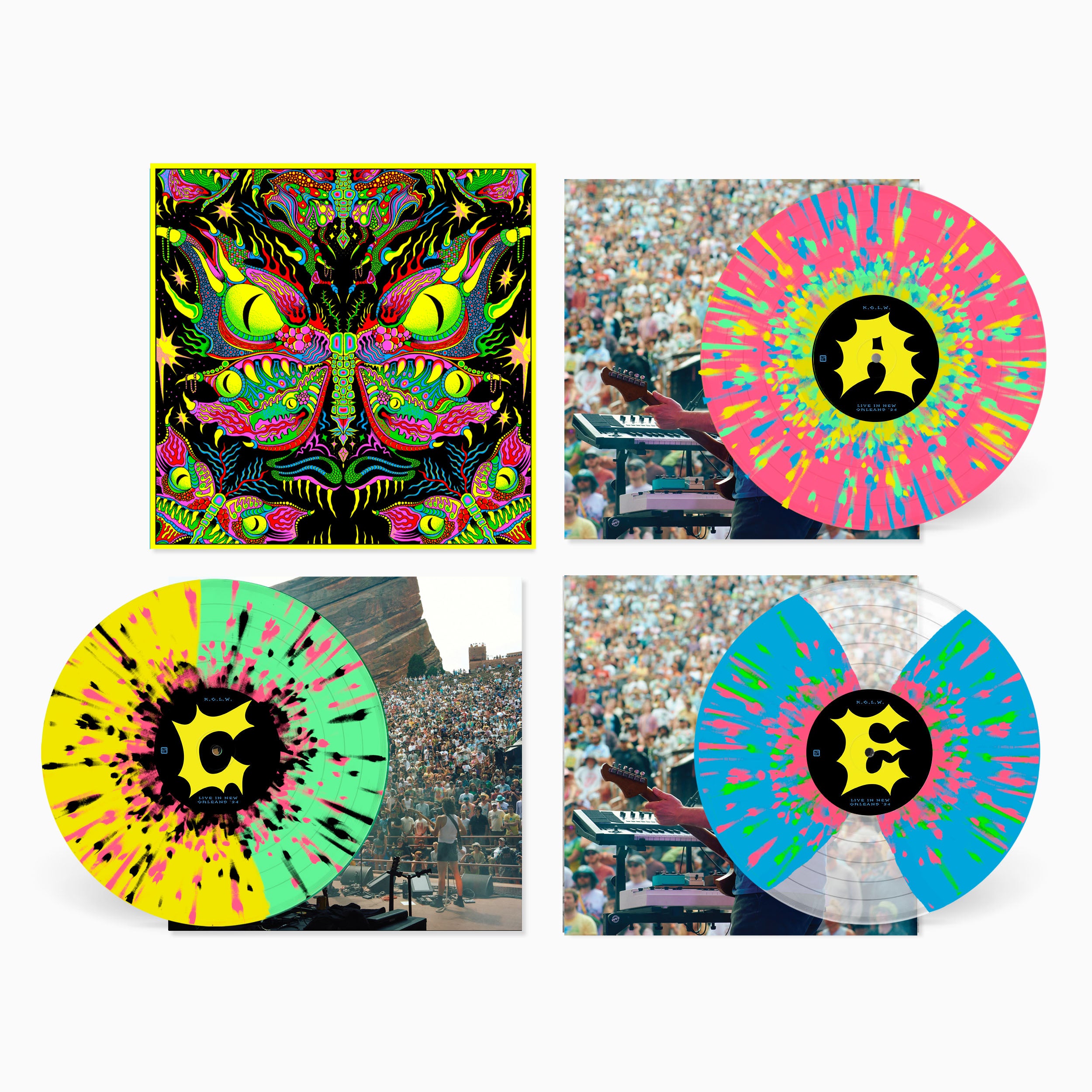King Gizzard Live In New Orleans ’24 coffret vinyle 3LP 180g
