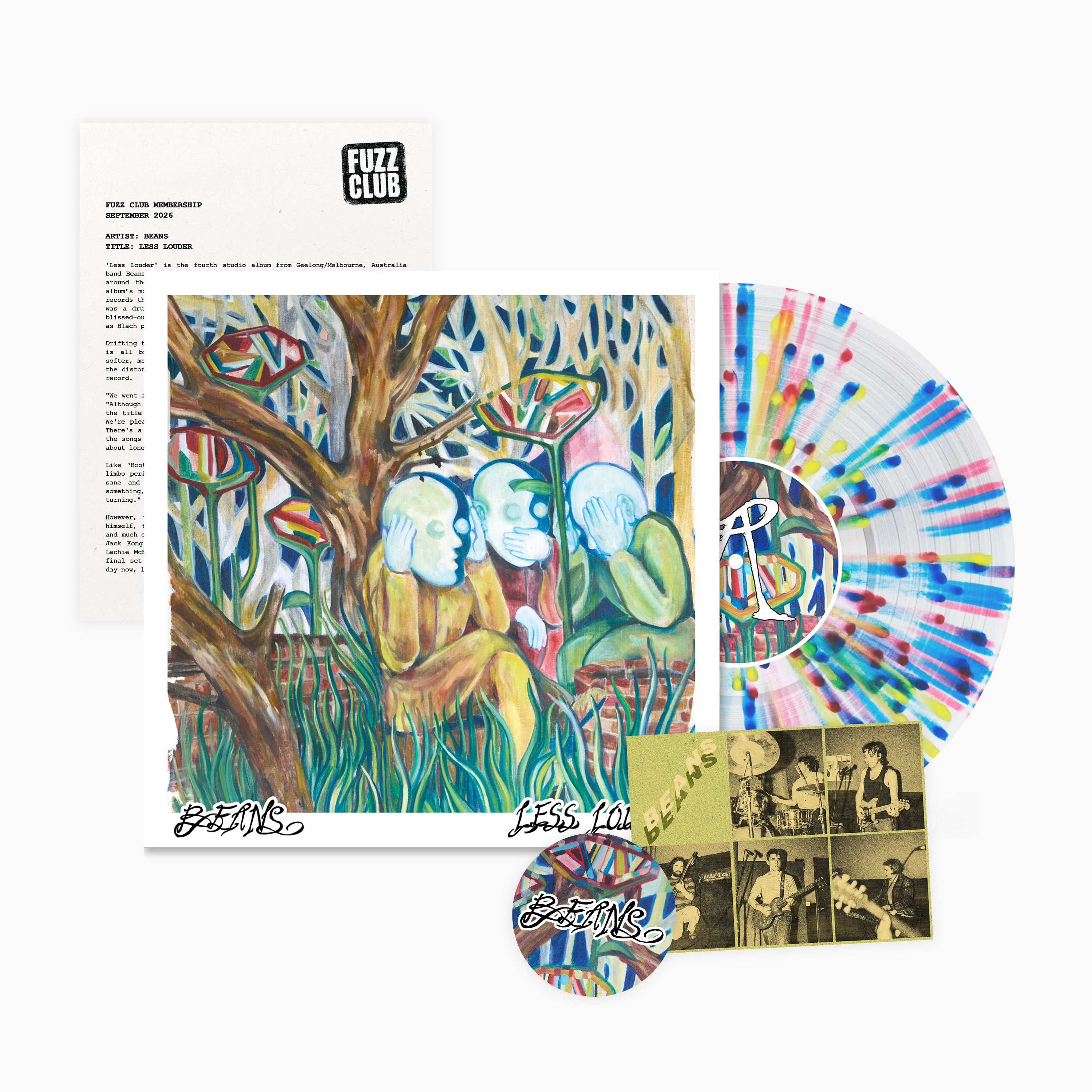Beans Less Louder vinyle splatter 180g limité
