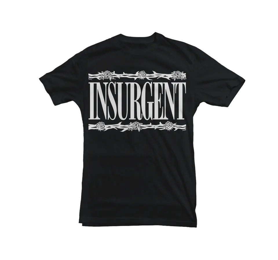 Useless Pride Records Insurgent t-shirt noir 100% coton