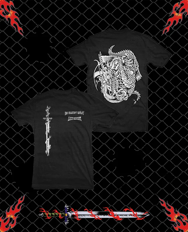 Useless Pride Records Last Defeat faded t-shirt noir