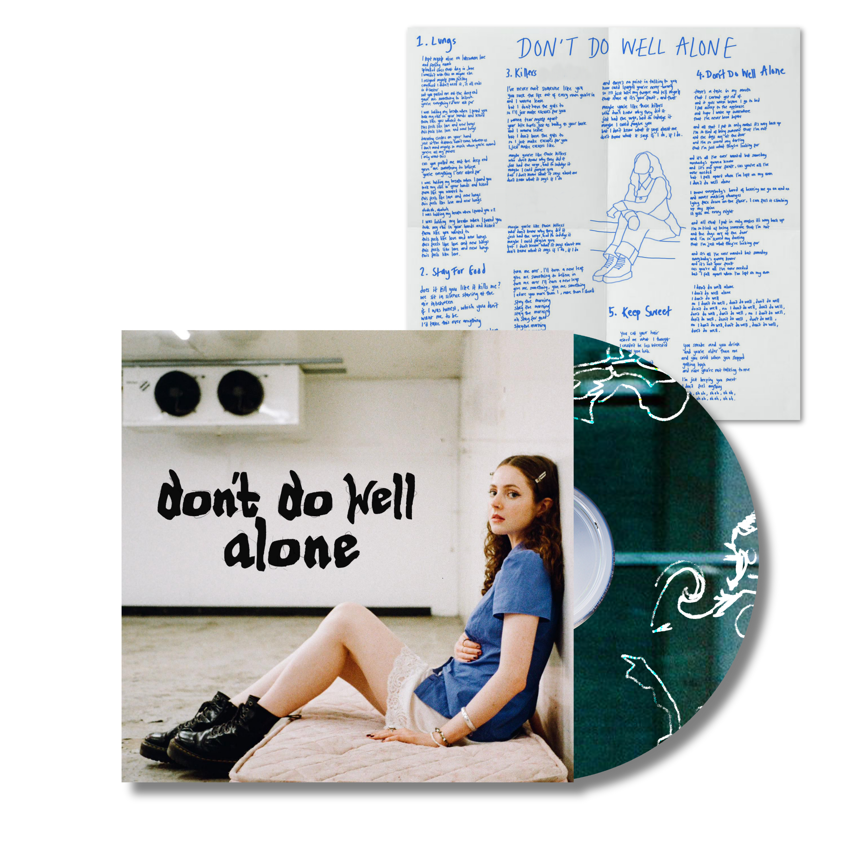 Alfie Jukes Don't Do Well Alone pack CD + cassette