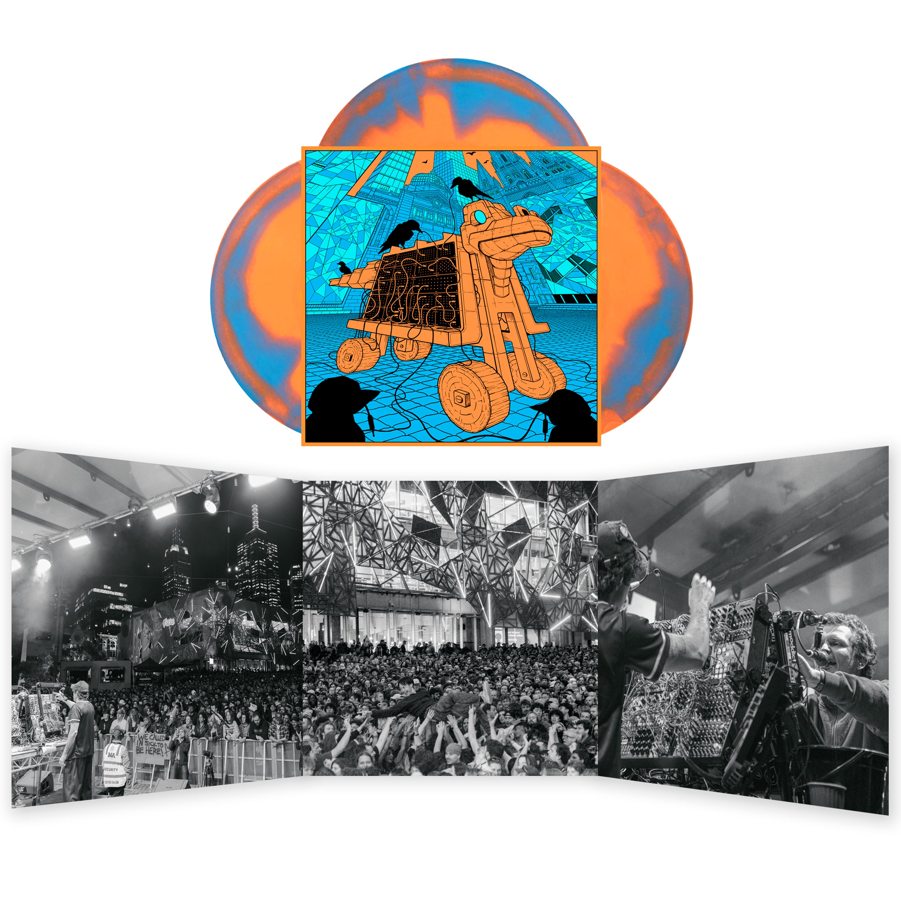 King Gizzard Ravin In Melbourne 25 coffret 3LP couleur