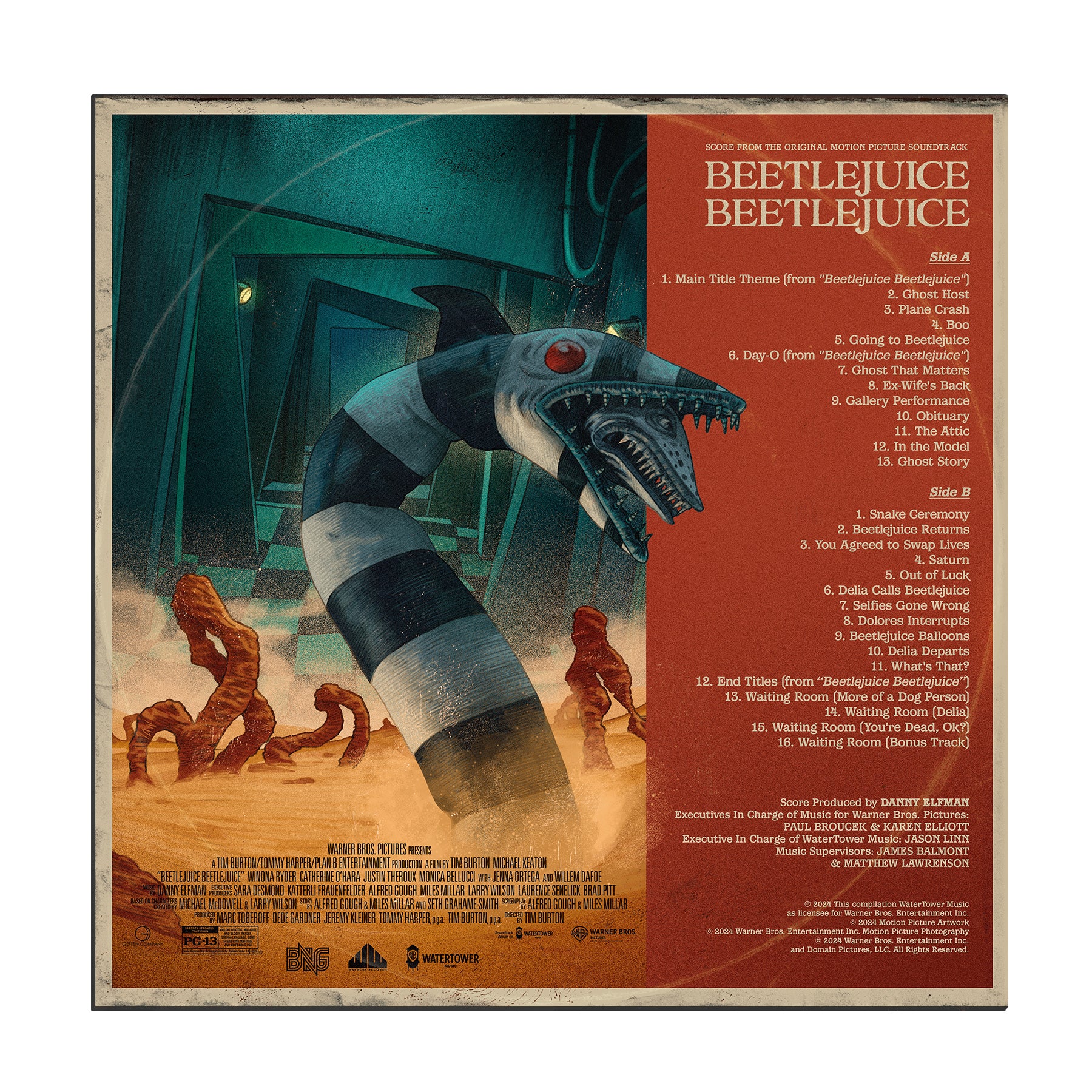 Waxwork Records Beetlejuice Beetlejuice vinyle score Elfman