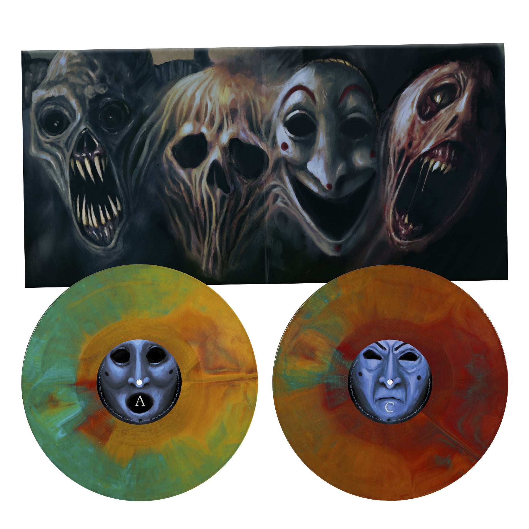 Waxwork Records Tarot vinyle 2LP 3 couleurs carte tarot